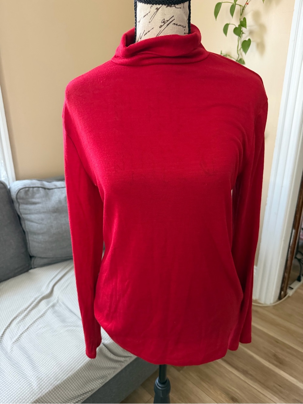a new day Red Long Sleeve Turtleneck Top